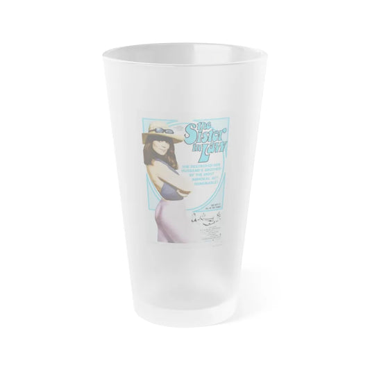 THE SISTER IN LAW 1974 Movie Poster - Frosted Pint Glass 16oz-16oz-Frosted-Go Mug Yourself