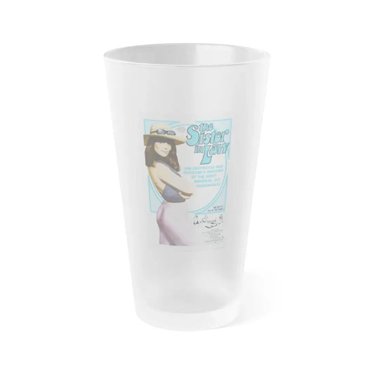THE SISTER IN LAW 1974 Movie Poster - Frosted Pint Glass 16oz 16oz Frosted - Go Mug Yourself
