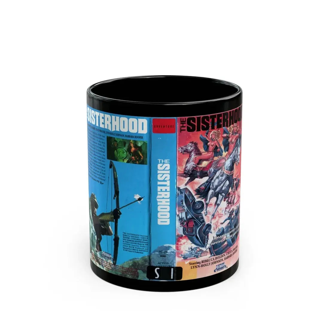 THE SISTERHOOD (VHS COVER) - Black Coffee Mug 11oz - Go Mug Yourself
