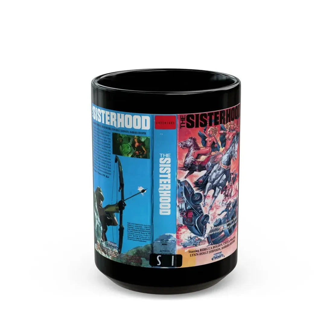 THE SISTERHOOD (VHS COVER) - Black Coffee Mug 15oz - Go Mug Yourself