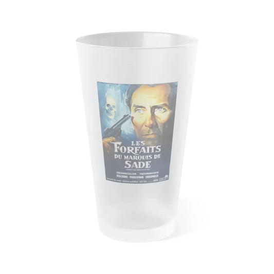 THE SKULL 1965 Movie Poster - Frosted Pint Glass 16oz Default Title - Go Mug Yourself