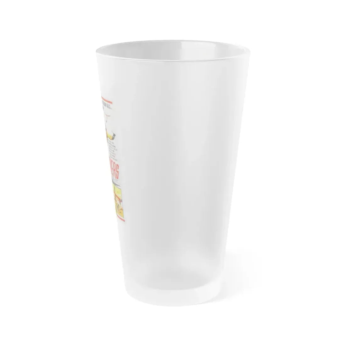 THE SKYDIVERS 1963 Movie Poster - Frosted Pint Glass 16oz - Go Mug Yourself