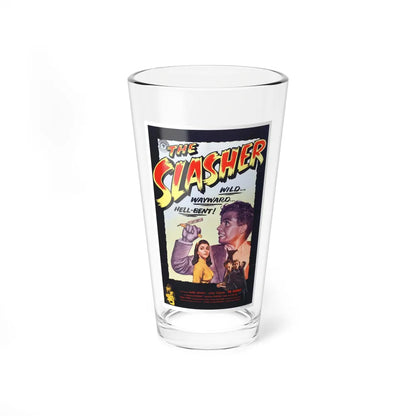 THE SLASHER 1953 Movie Poster - Pint Glass 16oz-16oz-Go Mug Yourself