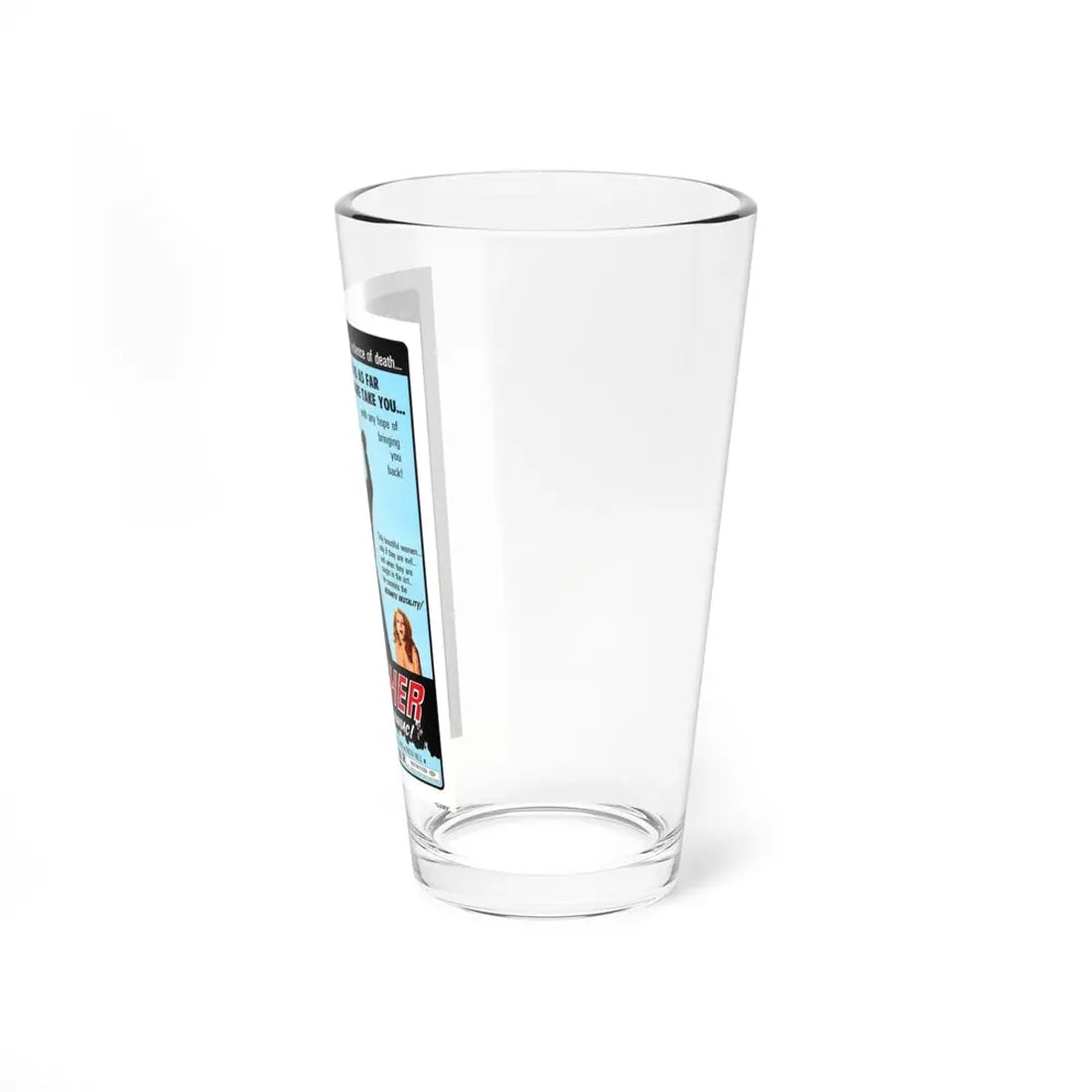 THE SLASHER ...IS THE SEX MANIAC 1972 Movie Poster - Pint Glass 16oz - Go Mug Yourself