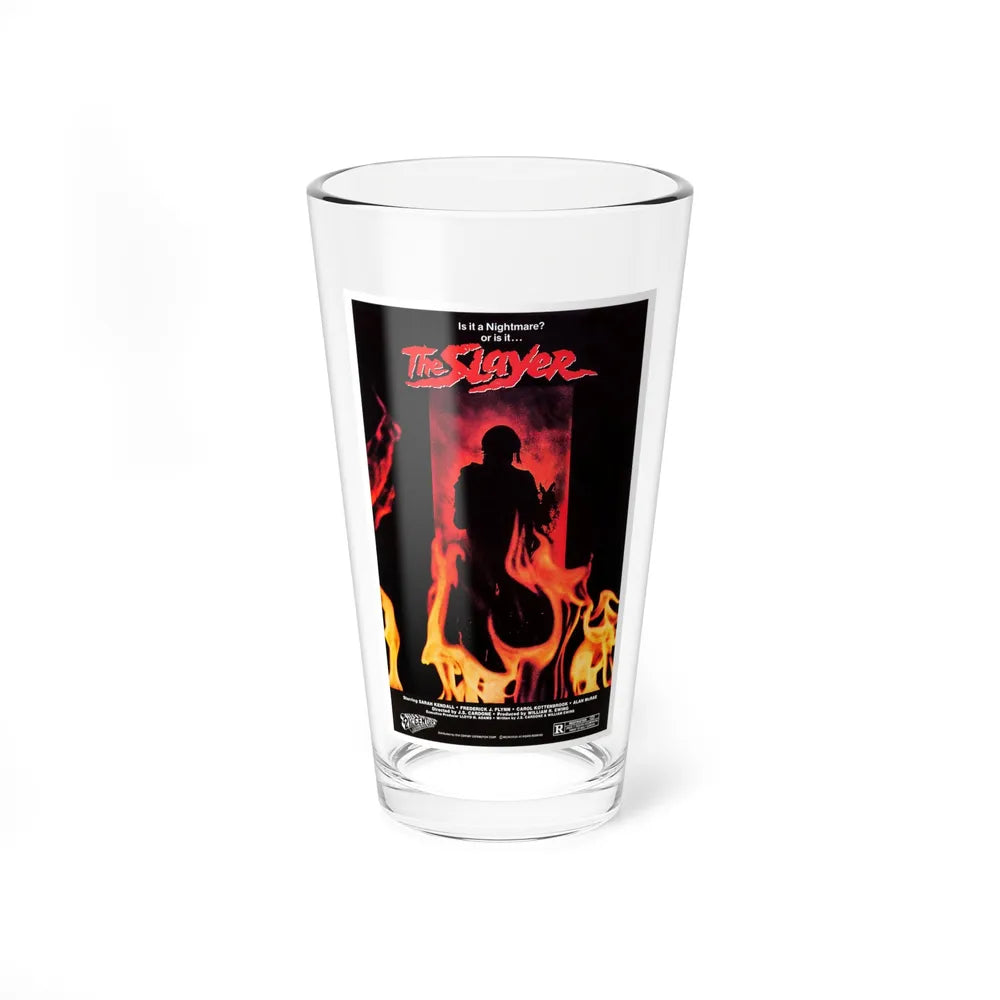 THE SLAYER 1982 Movie Poster - Pint Glass 16oz-16oz-Go Mug Yourself