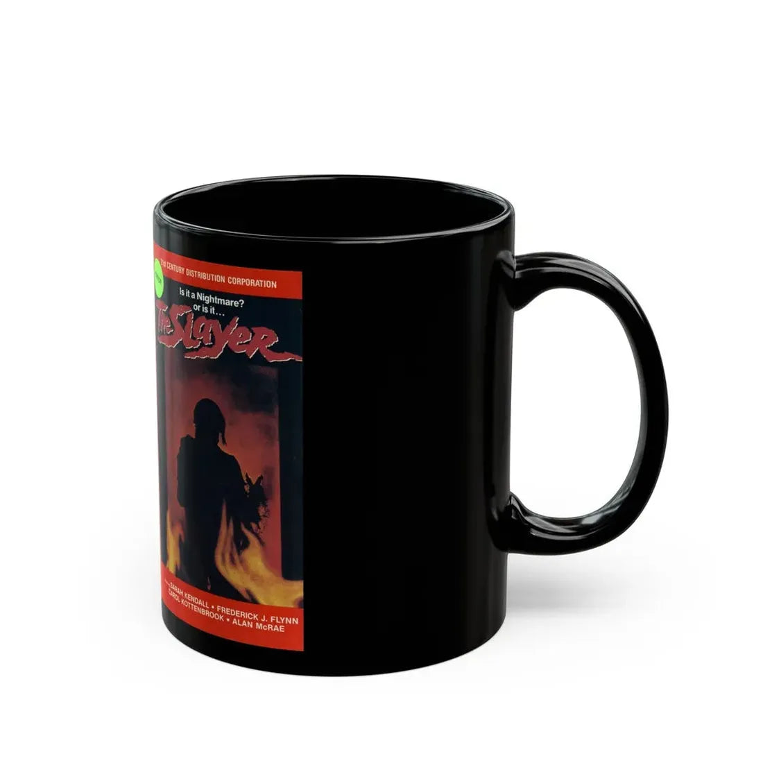 THE SLAYER (VHS COVER) - Black Coffee Mug - Go Mug Yourself