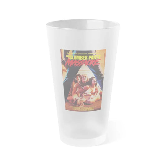 THE SLUMBER PARTY MASSACRE 1982 Movie Poster - Frosted Pint Glass 16oz 16oz Frosted - Go Mug Yourself