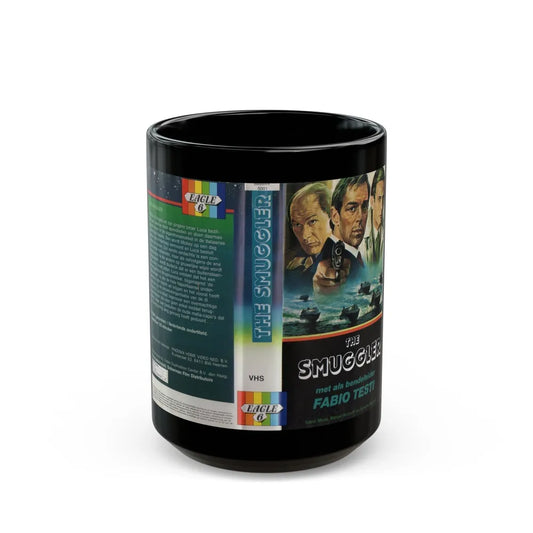 THE SMUGGLER FABIO TESTI (VHS COVER) - Black Coffee Mug-15oz-Go Mug Yourself