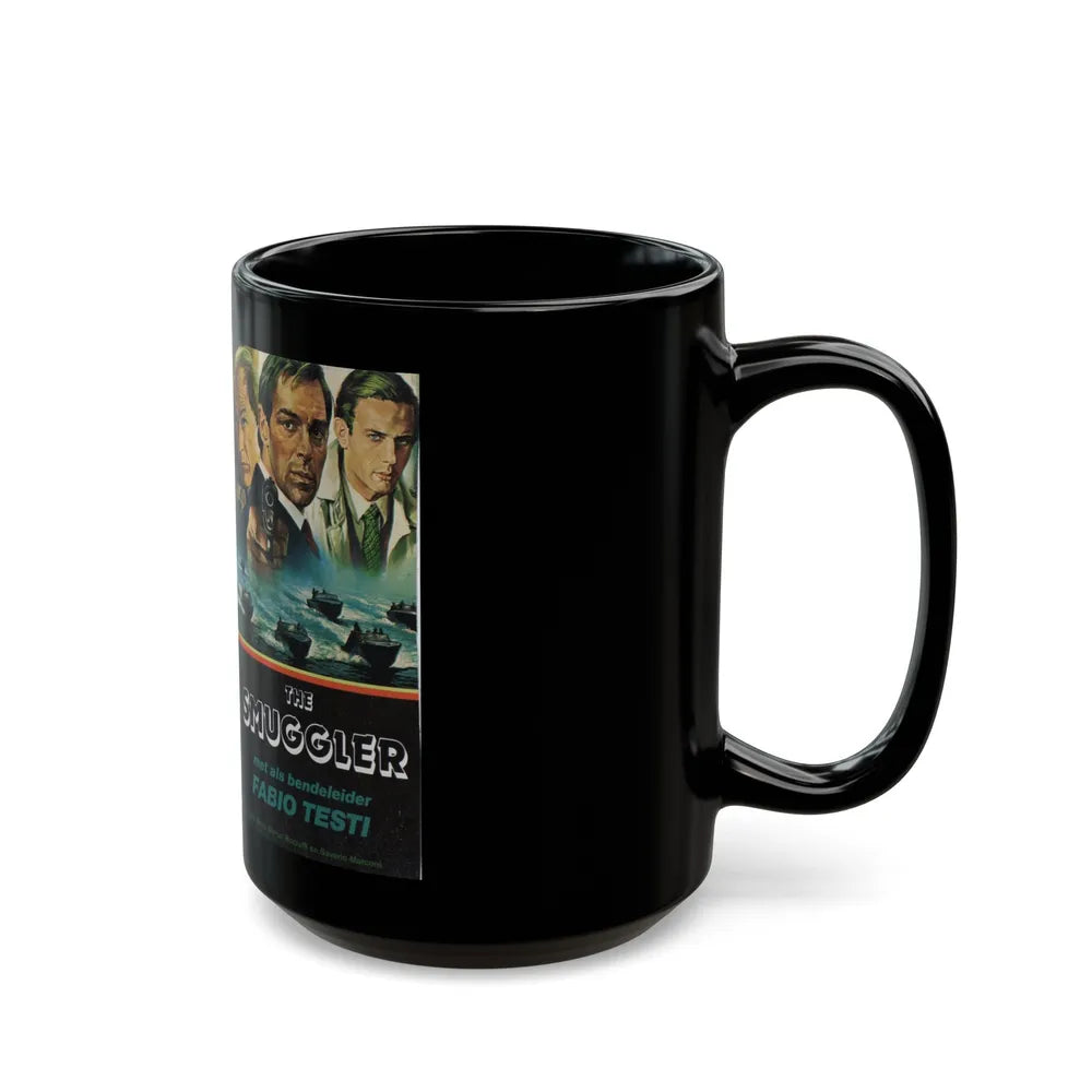 THE SMUGGLER FABIO TESTI (VHS COVER) - Black Coffee Mug-Go Mug Yourself