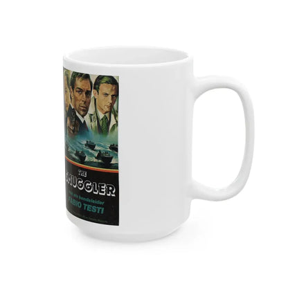 THE SMUGGLER FABIO TESTI (VHS COVER) - White Coffee Mug - Go Mug Yourself