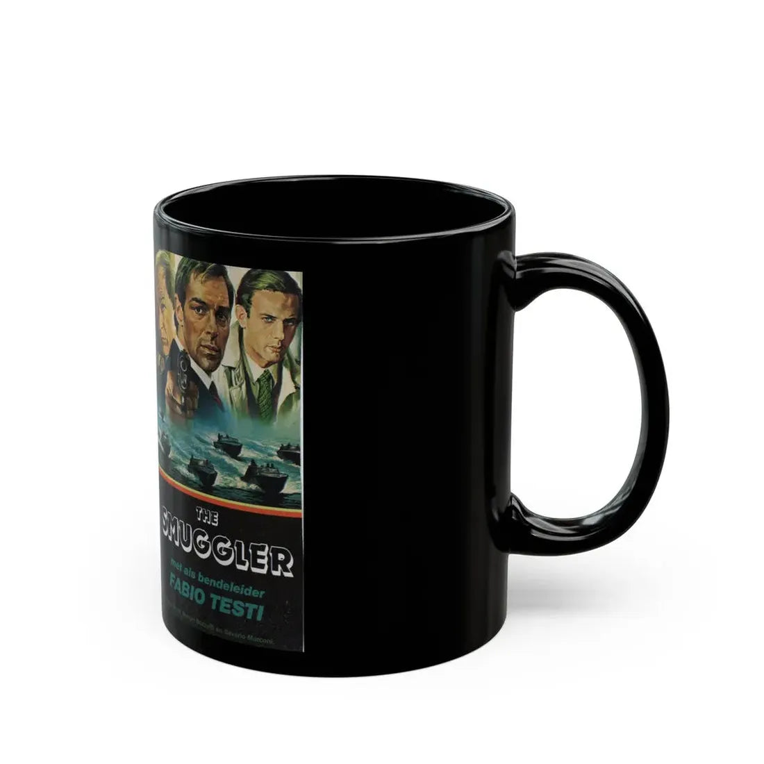 THE SMUGGLER (VHS COVER) - Black Coffee Mug - Go Mug Yourself