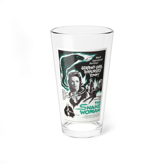 THE SNAKE WOMAN 1961 Movie Poster - Pint Glass 16oz-16oz-Go Mug Yourself