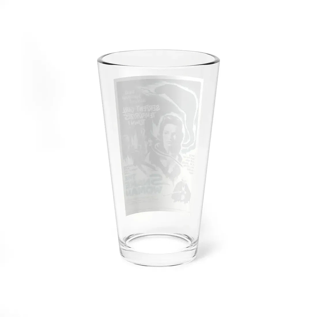 THE SNAKE WOMAN 1961 Movie Poster - Pint Glass 16oz - Go Mug Yourself