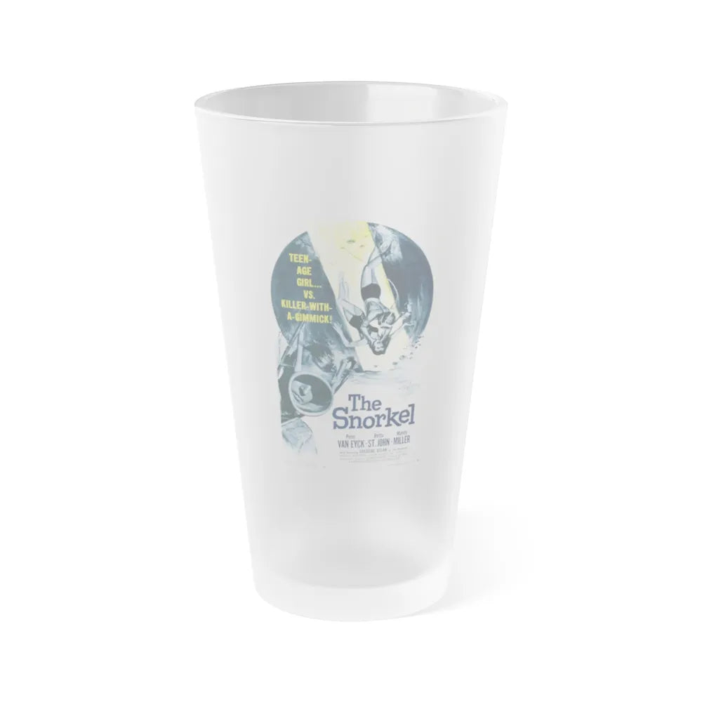 THE SNORKEL 1958 Movie Poster - Frosted Pint Glass 16oz-16oz-Frosted-Go Mug Yourself