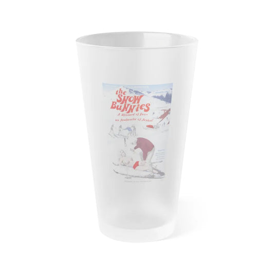 THE SNOW BUNNIES 1972 Movie Poster - Frosted Pint Glass 16oz-16oz-Frosted-Go Mug Yourself