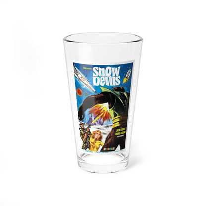 THE SNOW DEVILS 1965 Movie Poster - Pint Glass 16oz-16oz-Go Mug Yourself