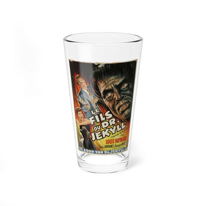 THE SON OF DR JEKYLL (BELGIAN) 1951 Movie Poster - Pint Glass 16oz-16oz-Go Mug Yourself