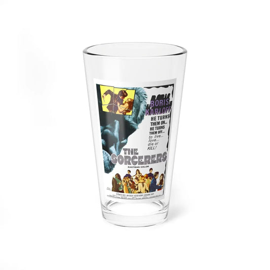 THE SORCERERS 1967 Movie Poster - Pint Glass 16oz-16oz-Go Mug Yourself