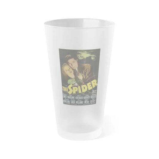 THE SPIDER 1958 Movie Poster - Frosted Pint Glass 16oz Default Title - Go Mug Yourself