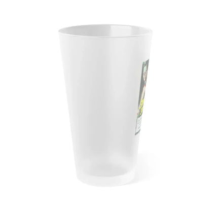 THE SPIDER WOMAN STRIKES BACK 1946 Movie Poster - Frosted Pint Glass 16oz - Go Mug Yourself