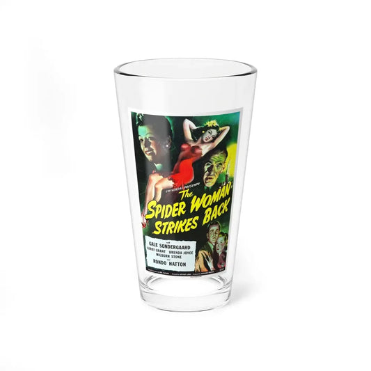 THE SPIDER WOMAN STRIKES BACK 1946 Movie Poster - Pint Glass 16oz 16oz - Go Mug Yourself
