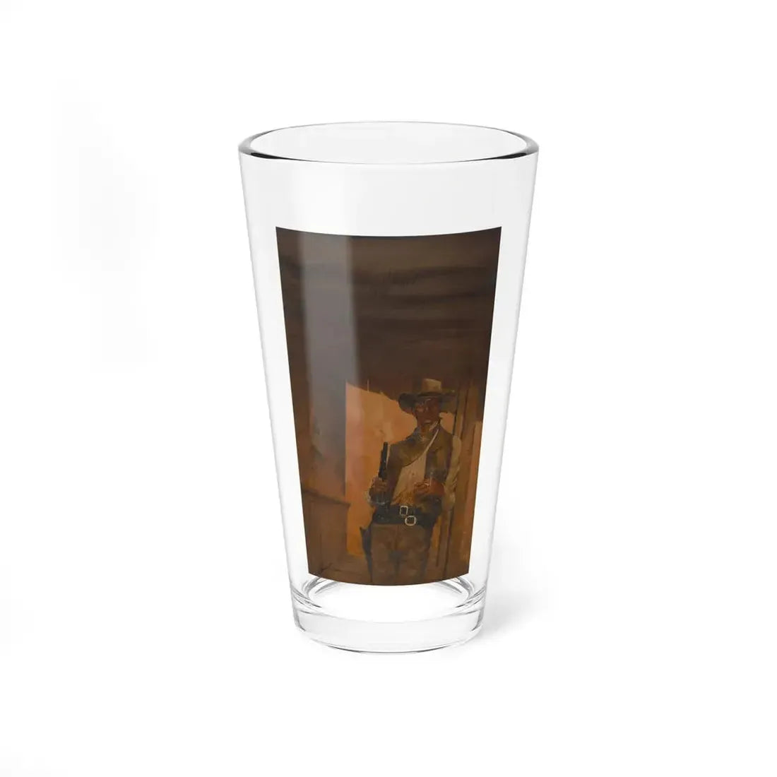 The Spirit of the Border, paperback cover (Tower Books, 1974) - Pint Glass 16oz 16oz - Go Mug Yourself