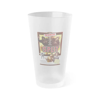 THE SPLIT (THE MANSTER) 1959 Movie Poster - Frosted Pint Glass 16oz Default Title - Go Mug Yourself