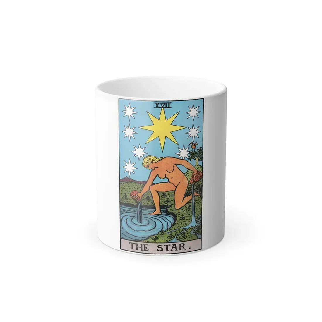 The Star (Tarot Card) Color Changing Mug 11oz - Go Mug Yourself