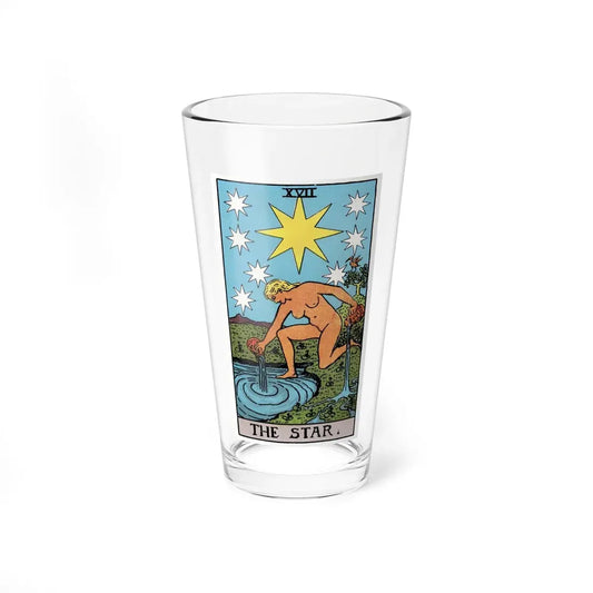 The Star (Tarot Card) Pint Glass 16oz 16oz - Go Mug Yourself
