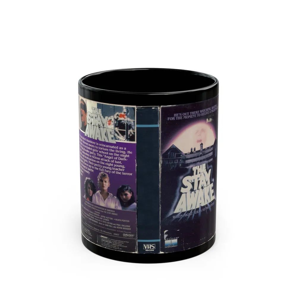 THE STAY AWAKE (VHS COVER) - Black Coffee Mug-11oz-Go Mug Yourself