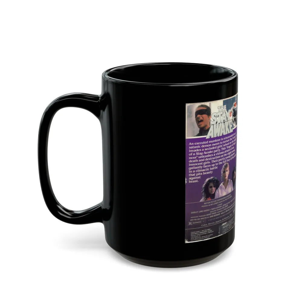 THE STAY AWAKE (VHS COVER) - Black Coffee Mug-Go Mug Yourself