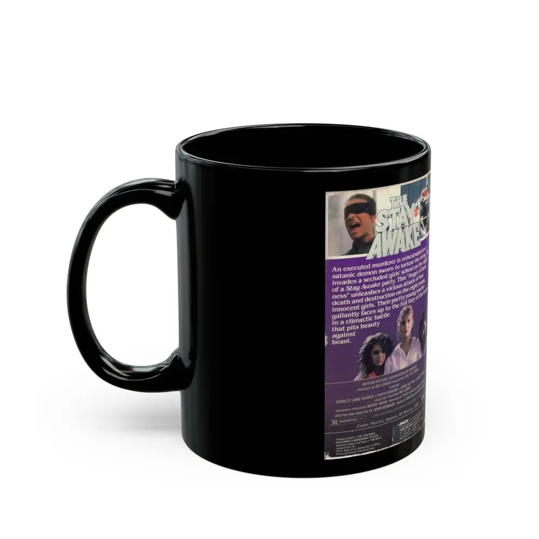 THE STAY AWAKE (VHS COVER) - Black Coffee Mug - Go Mug Yourself