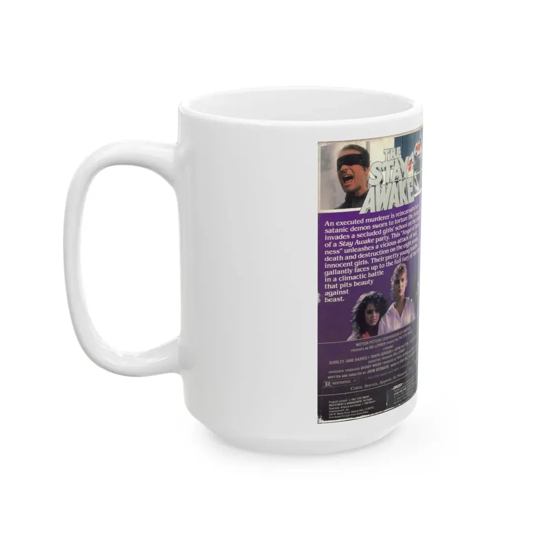 THE STAY AWAKE (VHS COVER) - White Coffee Mug - Go Mug Yourself