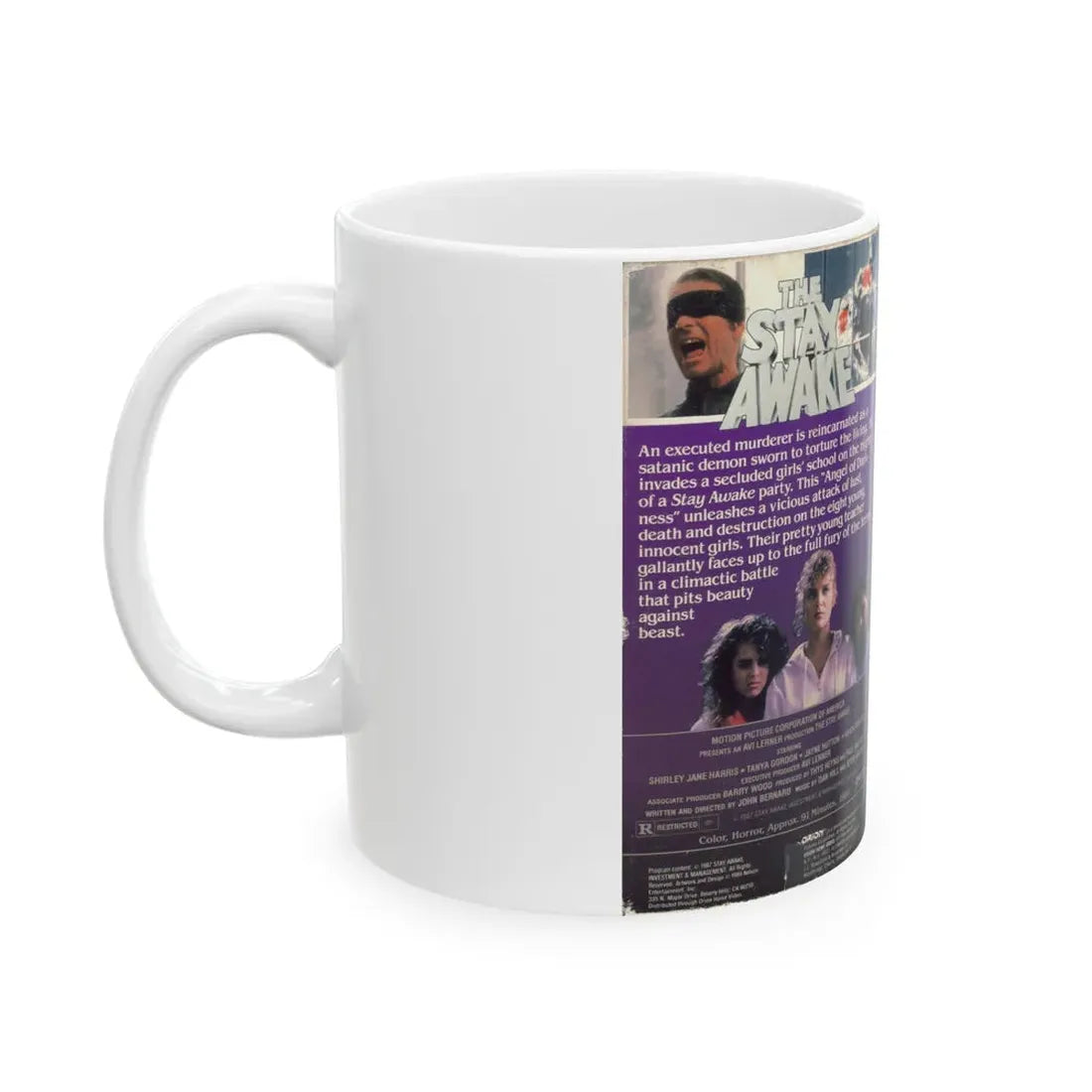THE STAY AWAKE (VHS COVER) - White Coffee Mug - Go Mug Yourself