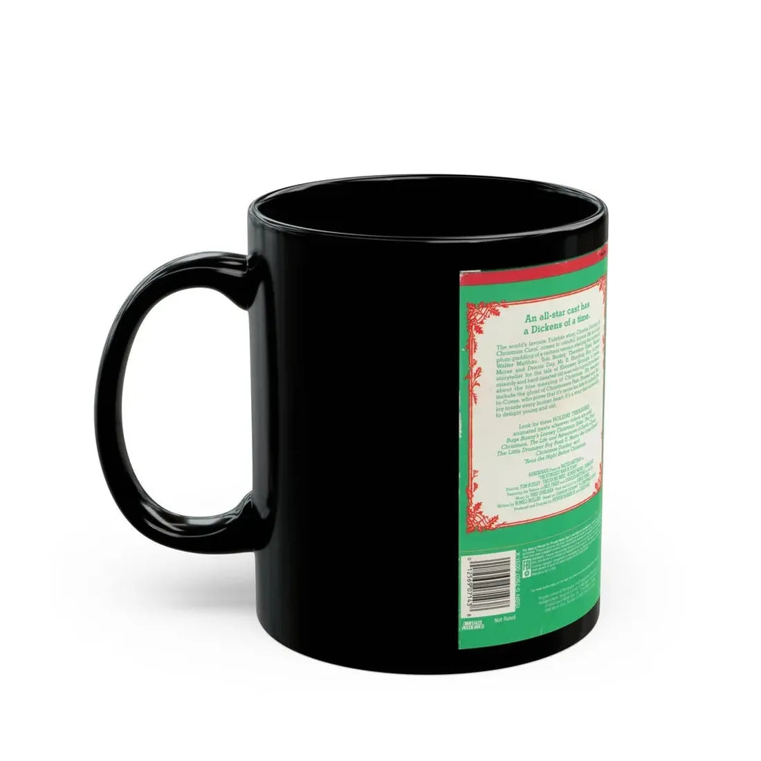 THE STINGIEST MAN IN TOWN (VHS COVER) - Black Coffee Mug - Go Mug Yourself