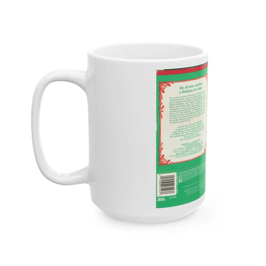 THE STINGIEST MAN IN TOWN (VHS COVER) - White Coffee Mug - Go Mug Yourself