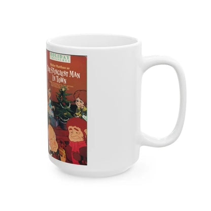 THE STINGIEST MAN IN TOWN (VHS COVER) - White Coffee Mug-Go Mug Yourself