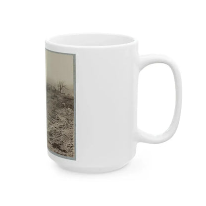 The Stone-Wall  At Foot Of Marye's Heights Held By Cobb's Brigade, C.S.A., Dec. 13, 1862(2) (U.S. Civil War) White Coffee Mug - Go Mug Yourself