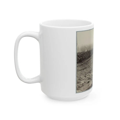 The Stone-Wall At Foot Of Marye's Heights Held By Cobb's Brigade, C.S.A., Dec. 13, 1862(2) (U.S. Civil War) White Coffee Mug-Go Mug Yourself