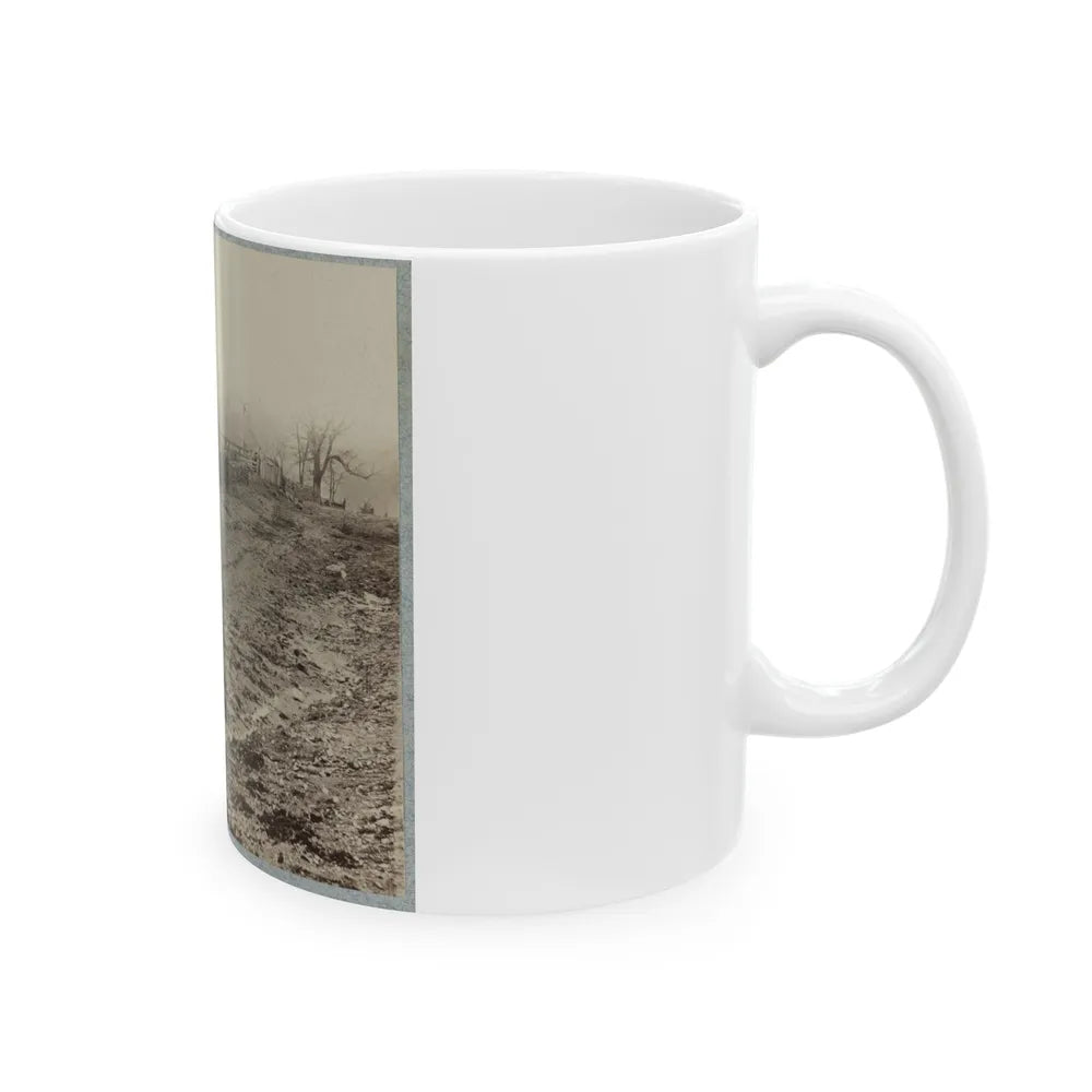 The Stone-Wall At Foot Of Marye's Heights Held By Cobb's Brigade, C.S.A., Dec. 13, 1862(2) (U.S. Civil War) White Coffee Mug-Go Mug Yourself