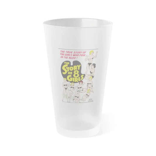 THE STORY OF 8 GIRLS 1965 Movie Poster - Frosted Pint Glass 16oz Default Title - Go Mug Yourself