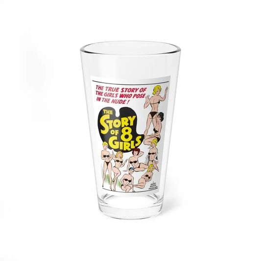 THE STORY OF 8 GIRLS 1965 Movie Poster - Pint Glass 16oz 16oz - Go Mug Yourself