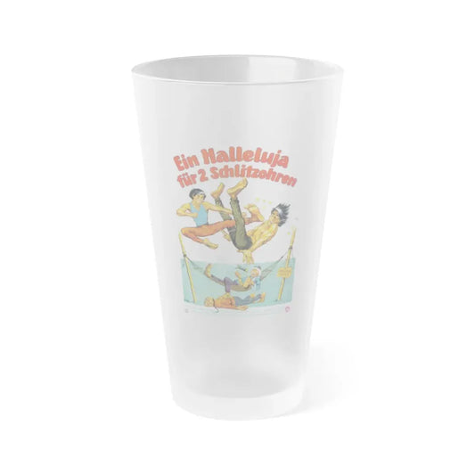 THE STORY OF DRUNKEN MASTER 1979 Movie Poster - Frosted Pint Glass 16oz Default Title - Go Mug Yourself