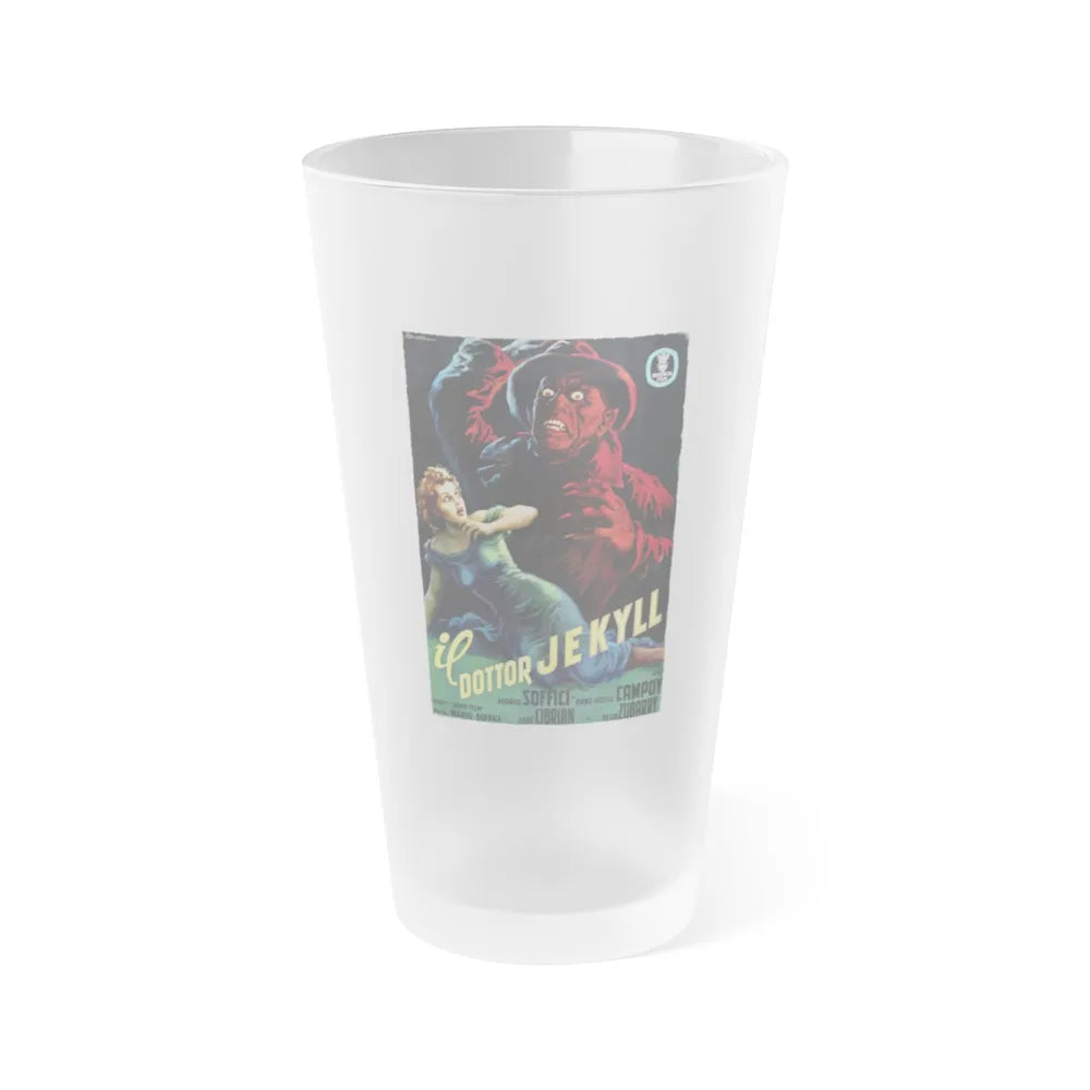 THE STRANGE CASE OF THE MAN AND THE BEAST 1951 Movie Poster - Frosted Pint Glass 16oz-Go Mug Yourself