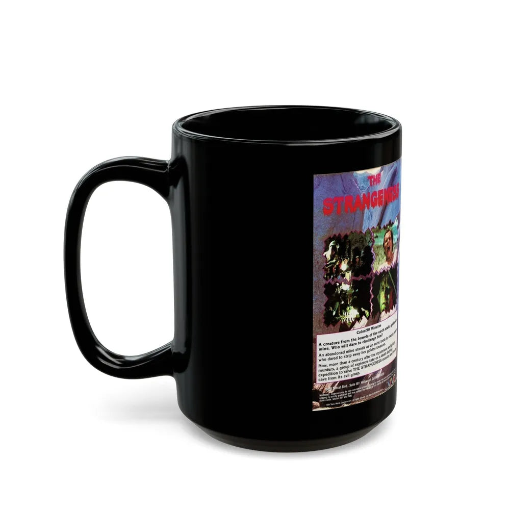 THE STRANGENESS (VHS COVER) - Black Coffee Mug-Go Mug Yourself