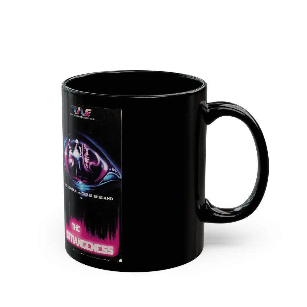 THE STRANGENESS (VHS COVER) - Black Coffee Mug-Go Mug Yourself