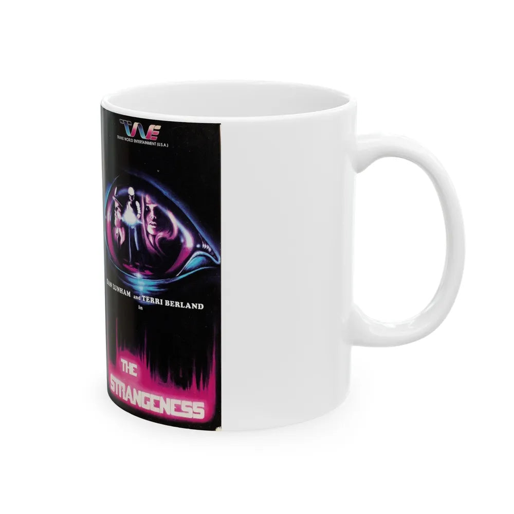 THE STRANGENESS (VHS COVER) - White Coffee Mug-Go Mug Yourself