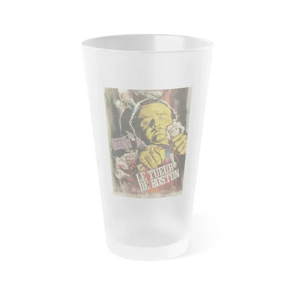 THE STRANGLER 1964 Movie Poster - Frosted Pint Glass 16oz 16oz Frosted - Go Mug Yourself