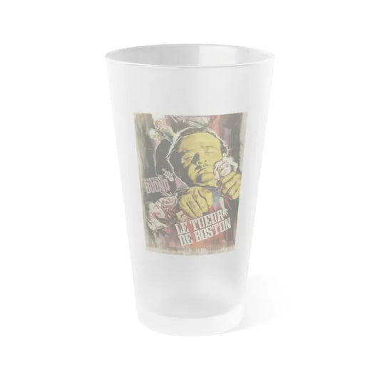THE STRANGLER 1964 Movie Poster - Frosted Pint Glass 16oz 16oz Frosted - Go Mug Yourself