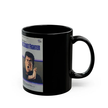THE STREET FIGHTER (VHS COVER) - Black Coffee Mug - Go Mug Yourself